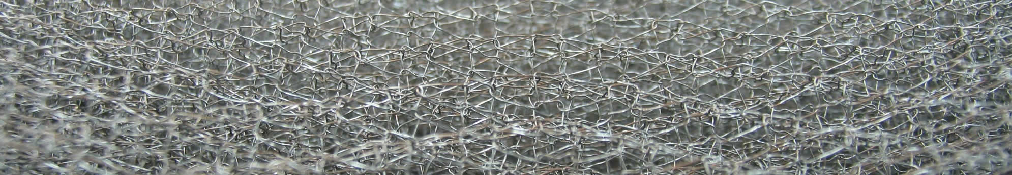 Filtre tricot métallique à maille en galva ou inox